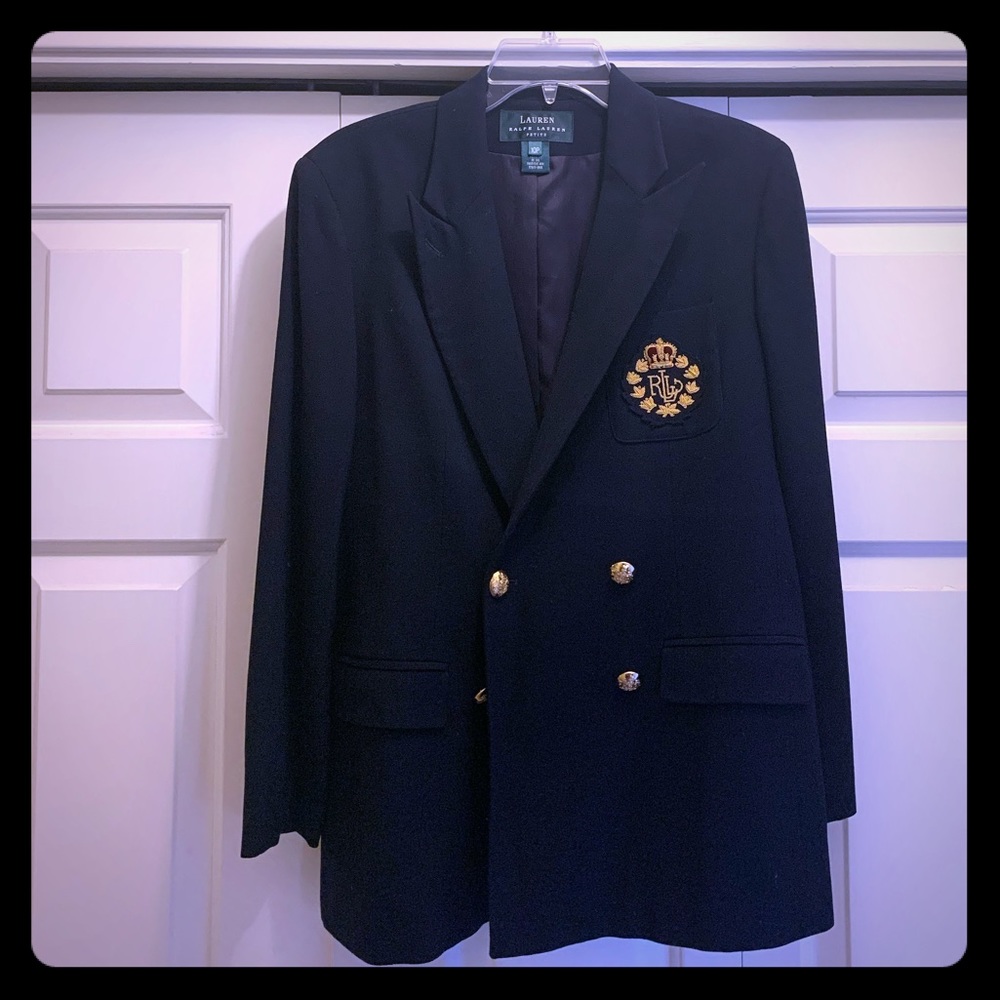 Women’s Blazer Ralph Lauren - Navy blue  Sz 10P